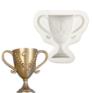 Moule en silicone pour médaille de trophée, <span class=keywords><strong>or</strong></span>, bière, drapeau, outil de décoration de gâteaux, pâte à <span class=keywords><strong>sucre</strong></span>, DIY, cuisine - Product Image 3