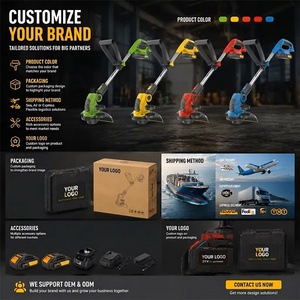 Désherbeur électrique sans fil, coupe-bordures, outil de jardinage, désherbeur à <span class=keywords><strong>batterie</strong></span>, coupe-herbe léger, <span class=keywords><strong>débroussailleuse</strong></span> à alimentation automatique de fil, coupe-herbe - Product Image 6