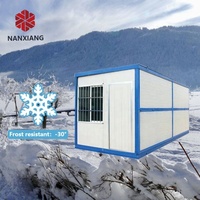 Maison de plage en conteneur recyclé personnalisée NANXIANG, extensible, pliable, portable