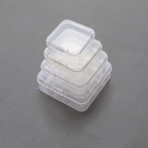 Loq Moq Custom Logo Wholesale Small Clear Packing <strong>Box</strong> Organizer <strong>Box</strong> Square Plastic <strong>Mini</strong> <strong>Storage</strong> Container <strong>Box</strong> for Jewelry Beads - Product Image 2