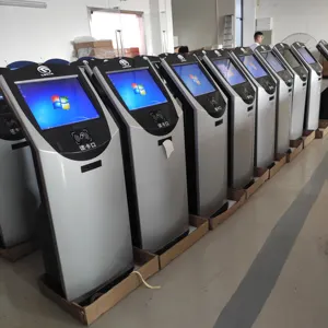 New Style Queue System Machine Bank Queue Kiosk With Ticket Printer