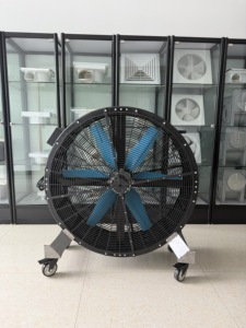 Ventilador Industrial Portátil de 36 Pulgadas, 6 Aspas de Plástico, Alto Flujo de Aire, Ventilador Axial Anticorrosivo, Ligero, Ventilación para Taller - Product Image 3