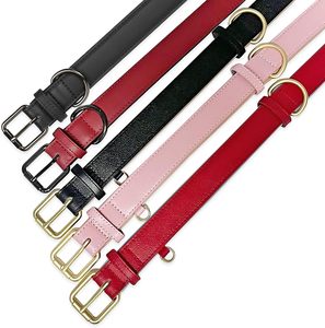 Collier pour chien en cuir réglable avec logo personnalisé, vente en gros du fabricant - Product Image 4