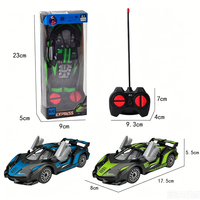 YS TOYS Voiture de course télécommandée 4 canaux pour enfants avec portes ouvrables, portée de 8 m, électrique, utilisation intérieure/extérieure, pour les 2-7 ans