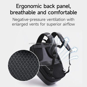 Sac à dos LED imperméable en ABS coloré pour moto, avec écran programmable, grande capacité, sac pour casque intégral, 5V - Product Image 3