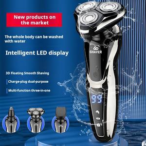 NOUVEAU Rasoir Électrique Rechargeable USB 3 en 1 Tondeuse à Cheveux Tondeuse à Poils de Nez Triple Lame Étanche pour Hommes - Product Image 5