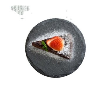 Vaisselle personnalisée bon marché <span class=keywords><strong>plateau</strong></span> en pierre naturelle noire <span class=keywords><strong>plateau</strong></span> à <span class=keywords><strong>fromage</strong></span> assiette ronde en ardoise <span class=keywords><strong>plateau</strong></span> de service en ardoise ronde - Product Image 5