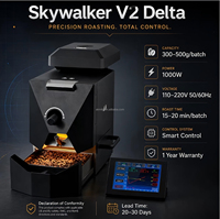 Torréfacteur à café électrique Skywalker Akimita - Petite taille - Usage domestique et commercial - Acier inoxydable - Contrôle par application