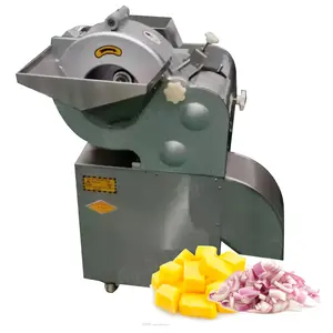 2023 New Stainless Steel Cutting Potato Cucumber Dicing Machine Electric Fruit And Vegetable Dicing And Cutting Machine