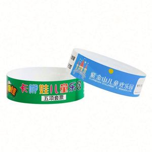 Bracelet en papier DuPont personnalisé pour événements, festivals de musique, billets d'entrée, identification jetable au poignet - Product Image 4