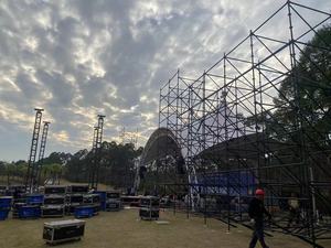 Anello in acciaio strato di blocco Truss evento suono Truss telaio linea <span class=keywords><strong>Array</strong></span> strato traliccio impalcatura - Product Image 6