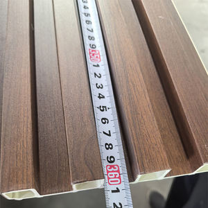 Vente chaude Décoration intérieure Panneaux muraux 3D Design personnalisé Durable Panneau mural intérieur en WPC Panneau mural en PVC pour décoration intérieure - Product Image 3