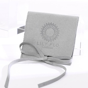 PandaSew High Quality <b>Envelope</b> Jewelry Pouch <b>Gift</b> Packaging Jewelry Bag with Custom Logo - Product Image 4