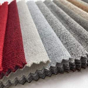Tela de tapicería para sofá tipo lino al por mayor, servicio personalizado OEM ODM para decoración de sofás y sillas - Product Image 3