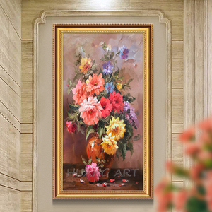 Pintura <span class=keywords><strong>al</strong></span> óleo <span class=keywords><strong>de</strong></span> lino <span class=keywords><strong>de</strong></span> impresión clásica, cuadro <span class=keywords><strong>de</strong></span> jarrón <span class=keywords><strong>de</strong></span> <span class=keywords><strong>flores</strong></span> pintado a mano <span class=keywords><strong>con</strong></span> Base <span class=keywords><strong>de</strong></span> soporte <span class=keywords><strong>de</strong></span> lienzo para decoración para sala <span class=keywords><strong>de</strong></span> estar - Product Image 5