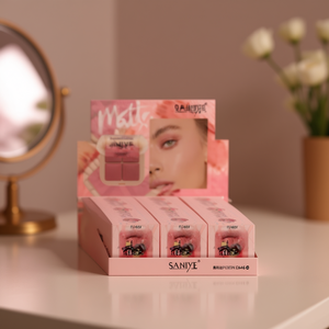 Palette de fard à joues Saniye Matte E046, maquillage pour le visage à haute pigmentation, taille standard - Product Image 2