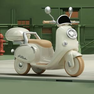 Электрический автомобиль для детей, электрический мотоцикл, двойной трехколесный велосипед, детская игрушка с дистанционным управлением, зарядка аккумулятора автомобиля, подарок на день рождения - Product Image 2