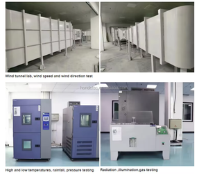 RoHS Inteligente Outdoor Velocidade e Direção do Vento Temperatura do ar Umidade Pressão Iluminação Chuva Neve Auto Estação Meteorológica - Product Image 5