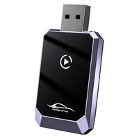 Boîte de connectivité USB CarPlay et Android Auto Plug & Play - Portable, compatible universel avec Bluetooth