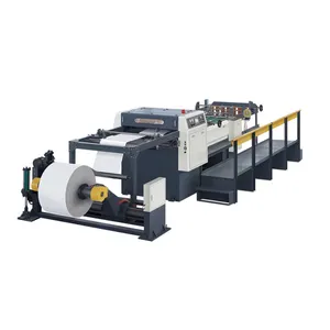 [JT-CM1900A]Industrielle hohe Geschwindigkeit Servopräzision automatischer Antrieb doppelte Rotation Papierrolle zu Blatt Schneiden Papierschneidemaschine