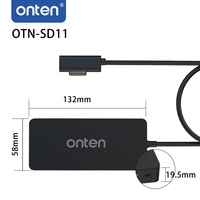 Station d'accueil multifonction 12-en-1 Interface de surface Compatible avec Microsoft Surface Pro 3/4/5/6/7/8/9/X/Ordinateur portable 1/2/3/4/5