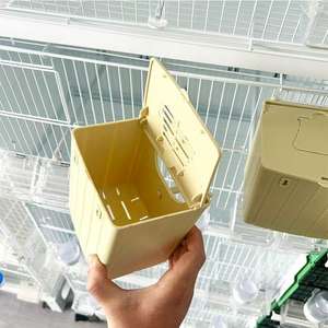 Dış ve iç kuş yetiştiriciliği/yuva kutusu çevre dostu plastik düğme kapatma ile - Product Image 4