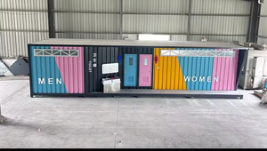Casas Contenedor de Acero Prefabricadas de Lujo de 20-40 Pies, Viviendas Modulares Personalizadas, Desmontables, de Bajo Costo, Duraderas, con Baño de Color - Product Image 3