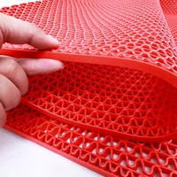 Tapis de sol antidérapant et imperméable en PVC souple pour piscine, salle de bain, cuisine, toilettes, fabriqué à la machine, adapté aux animaux domestiques