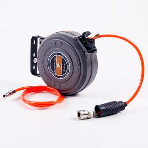 بكرات خرطوم للحديقة الصغيرة قابلة للطي معدات غسل السيارات الأوتوماتيكية ريليند أتوماتيكي خرطوم هواء للحديقة - Product Image 1