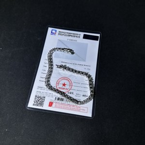 Fine Jewelry Lab Grown Diamond Tennis <strong>Bracelet</strong> 3MM <strong>Solid</strong> <strong>Silver</strong> Diamond Jewelry - Product Image 4