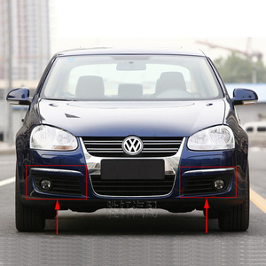 Marco de Luz Antiniebla para Volkswagen Jetta V 06-10, Cubierta de Rejilla Inferior del Parachoques Delantero, Izquierda y Derecha, Plástico ABS - Product Image 5