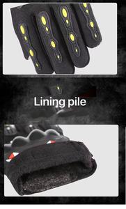 قفازات نصف إصبع للرجال والنساء للدراجات النارية مع مقابض يد واقيات يد للطرق الصيفية للدراجات - Product Image 6