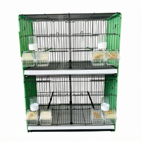 Cage à oiseaux pliable et repliable de grande taille pour perroquets, design moderne, cage de reproduction extra large de 70 cm, boîte en plastique écologique emballée