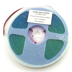 12V 320 LED/<span class=keywords><strong>m</strong></span> Yüksek Yoğunluklu Esnek COB LED 24V Şerit Işık Yüksek Parlaklıkta LED Pints IP65 PVC Gövde /WiFi - Product Image 2