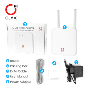 אולקס x6 פרו 4g lte נתב מודם נעול מודם 300mbps אלחוטי נתב cpe cat4 חריץ hotspot נייד 2 אנטנות גרסה אמריקאית