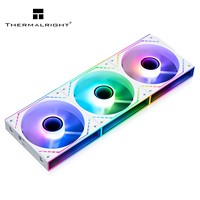 Ventilador de entrada de caso de PC de 120mm blanco Thermalright TL-M12QRW-S 5V 3Pin Infinity ARGB Enfriamiento inverso