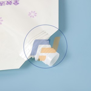 Customizable Stand up Chocolate Soy <strong>Milk</strong> Spout <strong>Pouch</strong> with Gravure Printing for Supermarket &amp; Exhibition Use - Product Image 4