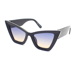 Lunettes de soleil Sunway Eyewear Fashion 2024, style classique, grandes lunettes de soleil œil de chat pour femmes, monture noire élégante, lunettes de soleil pour femmes - Product Image 2