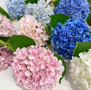 ดอกไฮเดรนเยียผ้าไหมเทียม YOPIN-3501 สัมผัสเหมือนจริง สำหรับตกแต่งงานแต่งงาน - Product Image 5