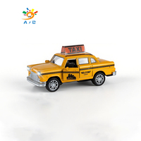 Modelo de Juguete Educativo AJB de Taxi y Autobús de Aleación de Metal a Escala para Niños en Formato Diecast