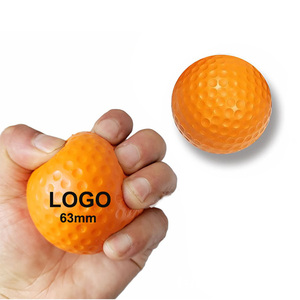 Promotional Stress Toy Golf Shape Soft Foam Balls for Adults Sports Stress Relief Balls