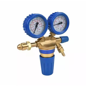 อุปกรณ์ลดแรงดันไนโตรเจนแบบฝรั่งเศส/ยุโรป แบบอิตาลี พร้อมเกจวัดแรงดันอะเซทิลีน/โพรเพน/ออกซิเจน  ตัวปรับแรงดันแบบอิตาลี - Product Image 3