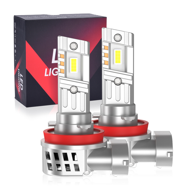 Low Energy Consumption Easy Installation Car Headlight H11 Auto LED Light Bulbs CSP3570 360 Adjustable 6000K Led Fog Lamp IP67