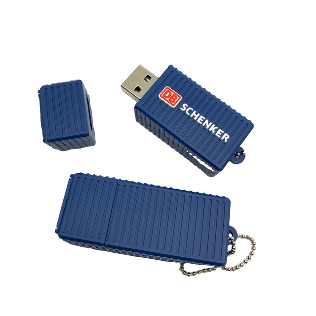 Customized Logo PVC Plastic USB Flash Drive 2.0 3.0 PVC Plastic USB Flash Drive Custom Container Shape