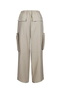 Ropa de calle moda única Vintage cordón cintura elástica Casual deporte <span class=keywords><strong>suelto</strong></span> recto cremallera <span class=keywords><strong>Cargo</strong></span> Pantalones de mujer - Product Image 6