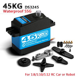 Dsservo DS3245 de Alto Torque, Impermeable, 45KG, Engranaje Metálico, Digital, Sin Núcleo, para Robot RC, Auto Baja 1/8 1/10 - Product Image 2