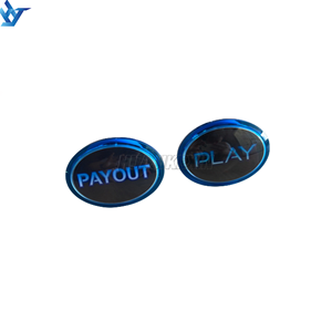 Hot bán hình bầu dục nhựa Push Buttons chơi thanh toán trò chơi nút cho Arcade có tay nghề cao Máy chơi <span class=keywords><strong>game</strong></span> - Product Image 2