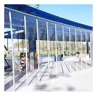 Rideau de chambre froide en rouleau de PVC transparent Rideau de bande de PVC Porte moustiquaire souple transparente