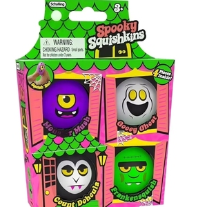 Agent Régional Exclusif – Nouveauté Halloween : Ensemble de Jouets Mini Squishy en TPR pour la <span class=keywords><strong>Maison</strong></span> Hantée, Anti-Stress, Idéal pour les 14 ans et plus - Product Image 1