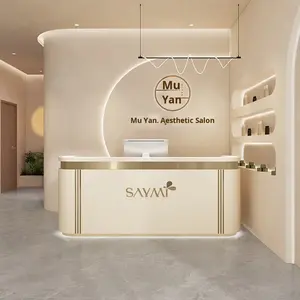 Comptoir de réception personnalisé pour hôtel, centre commercial, salon de beauté, magasin de vêtements, clinique, studio de danse, bar - Product Image 3